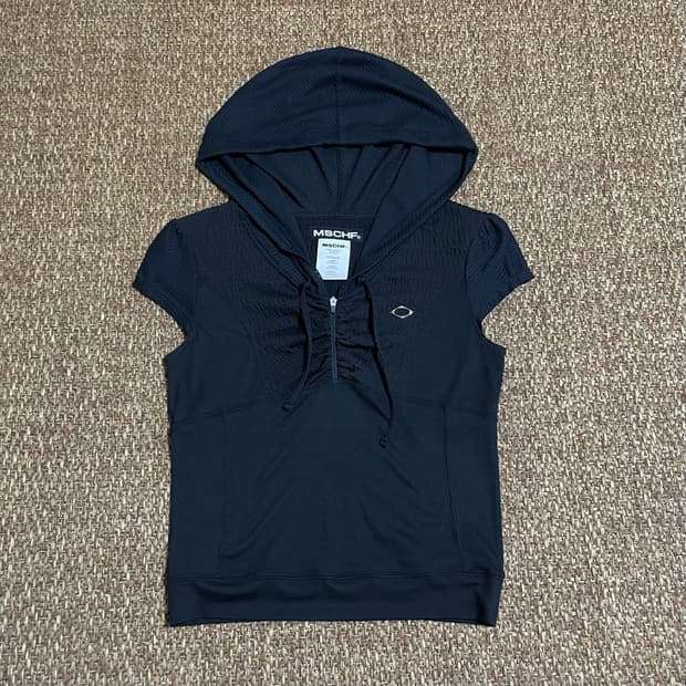 미스치프 후드 트랙 집업 블랙 23 s/s
