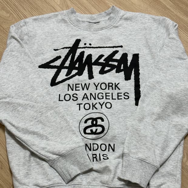 스투시 월드투어 맨투맨 s