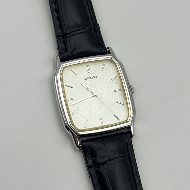 세이코 남성용 사각 빈티지시계