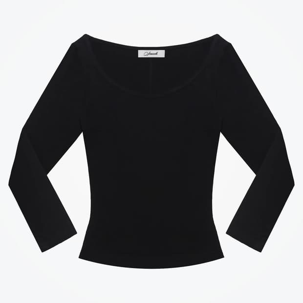 Smooch UNIFORM 3/4 SLEEVES black