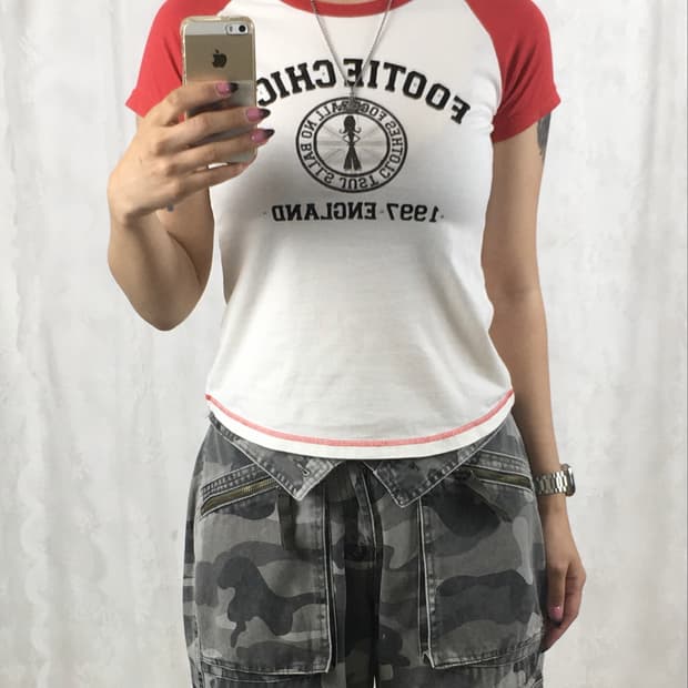 FOOTIE CHICK raglan england top