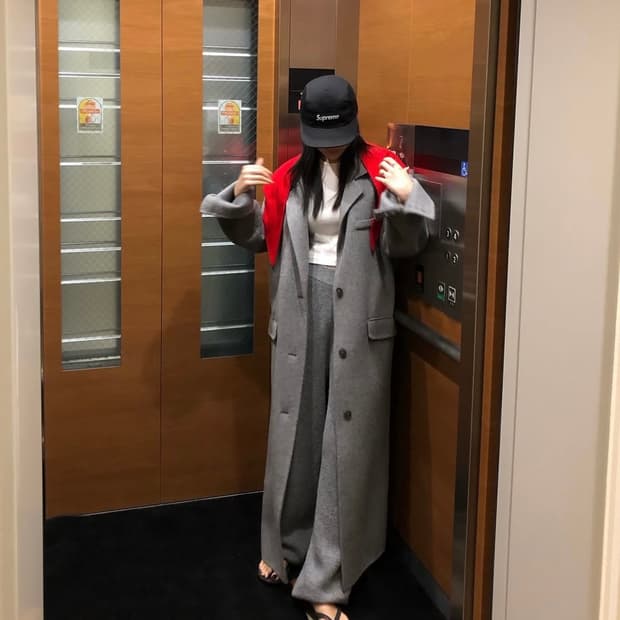 알파카 매니쉬 롱코트