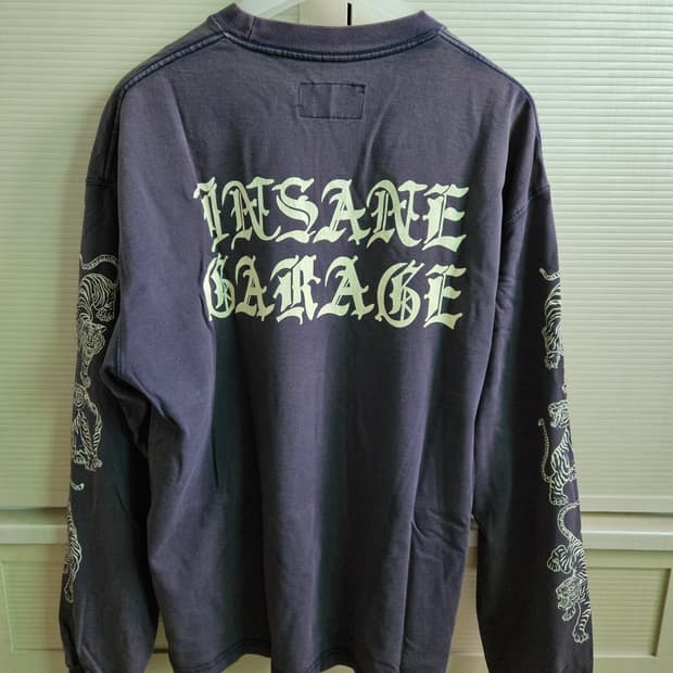[2] INSANE GARAGE 긴팔 티셔츠 퍼플