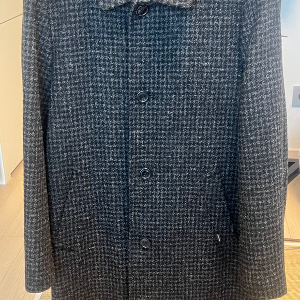 Thisisneverthat x harris tweed coat