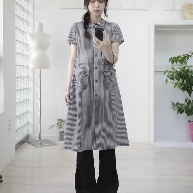 Feminae stripe one-piece