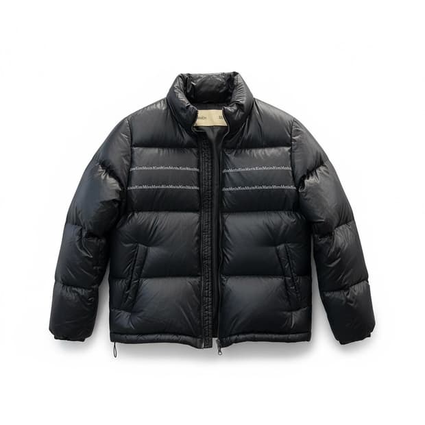 Matin Kim 마뗑킴 블랙 글로시 패딩 S *지퍼고장
