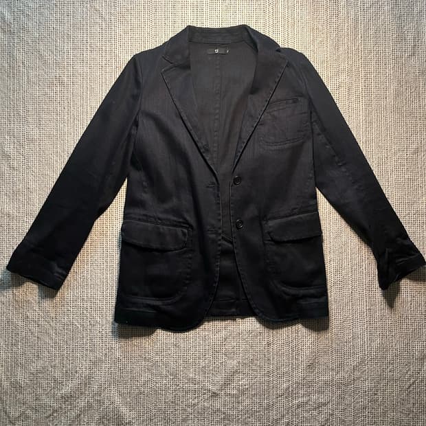 J+ : jil sander, uniqlo denim jacket