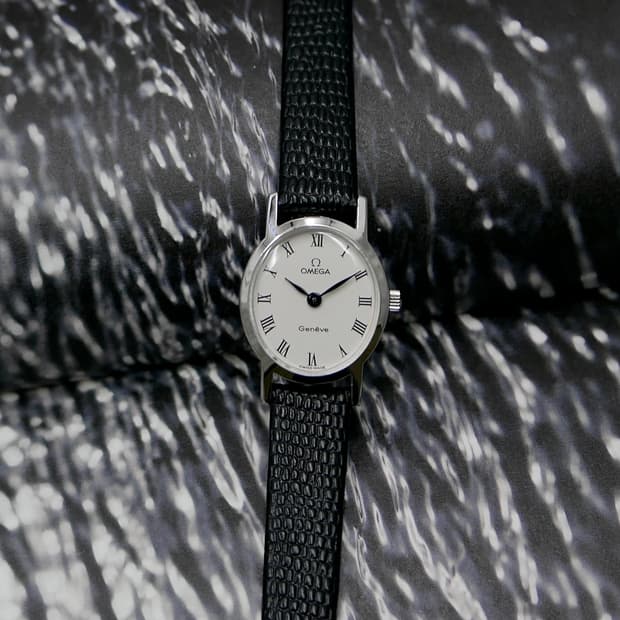 오메가 빈티지 제네브 로만 여성용 시계