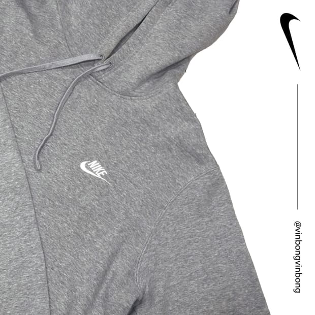 나이키 후드티 (그레이)
