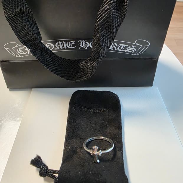 크롬하츠 크로스 버블검링US8 새상품