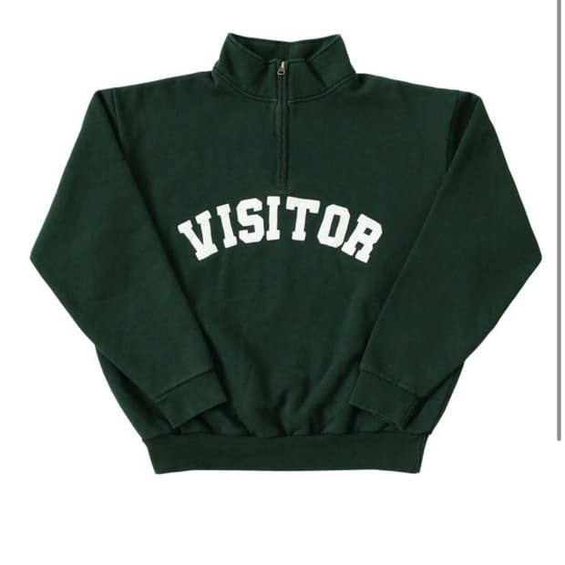 [L] 컬렉트피시스 VISITOR Q 집업 스웻셔츠 맨투맨