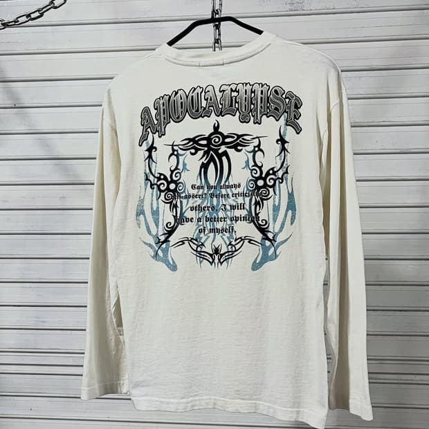 SIDEWAY Tribal long tee