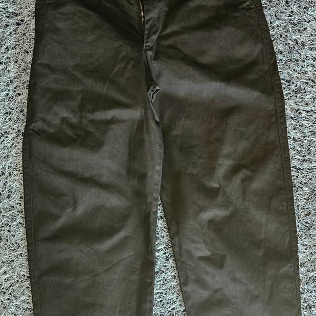 유니클로 U 와이드핏 치노 09 블랙