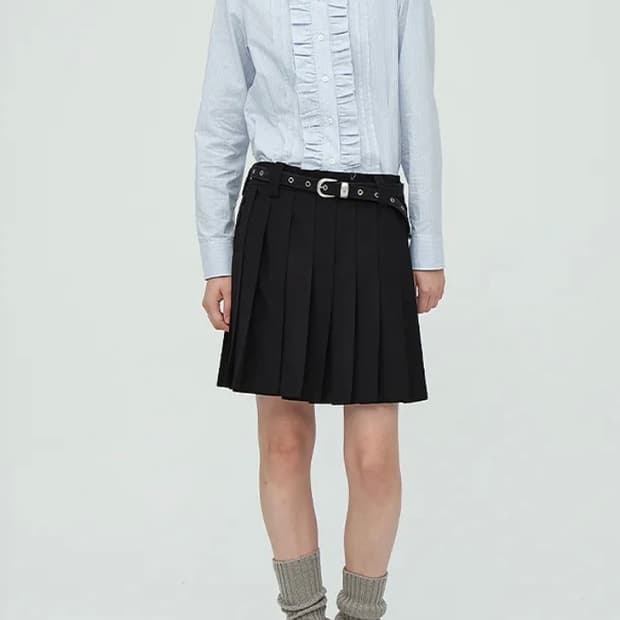 [새상품] 마지셔우드 미디 스커트 블랙