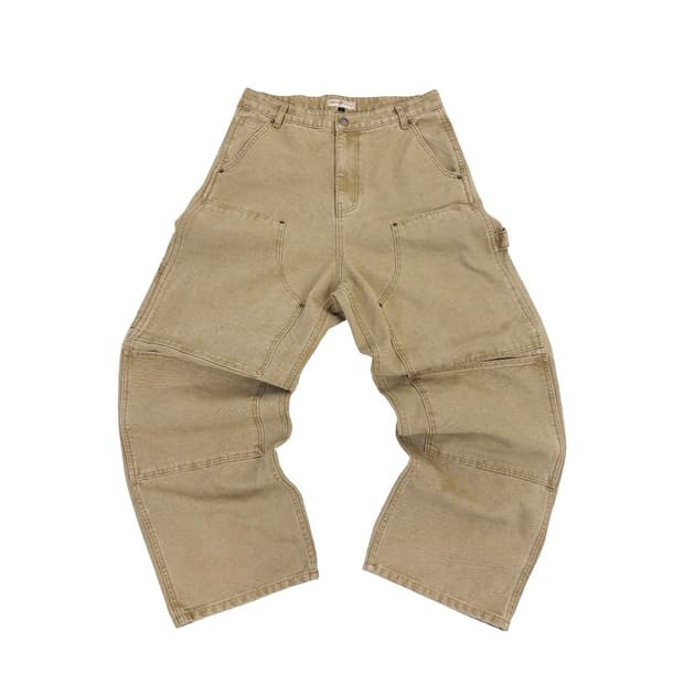 아오이로 커티드 더블니 팬츠 TAN 2사이즈 새상품