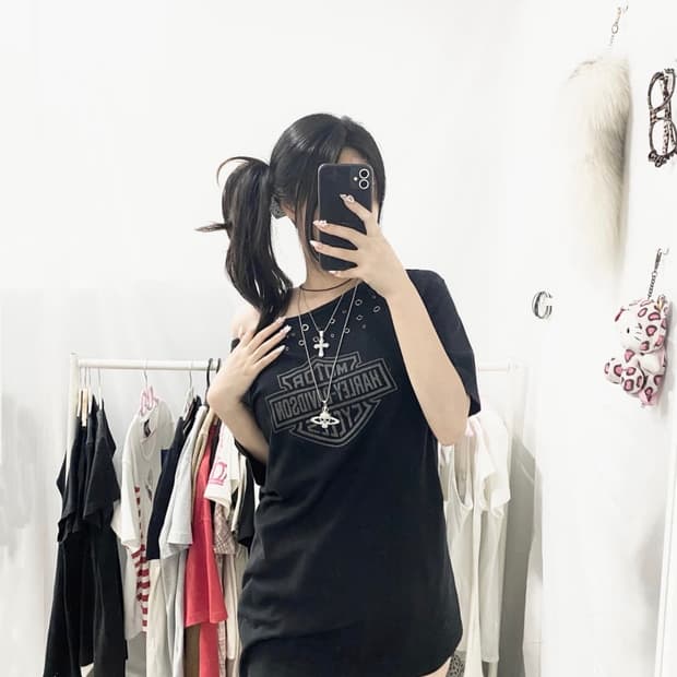 츄미 빈티지 할리데이비슨 할리데이비슨 크로아티아 스플리트 반팔