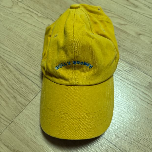 옐로우 노랑 볼캡