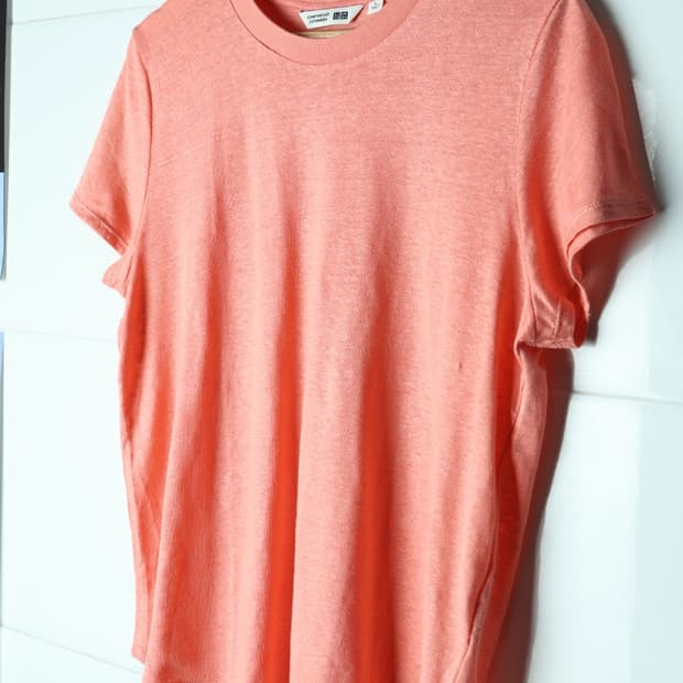 W(L-XL) 유니클로 반팔 티셔츠 꼼뜨와 데 꼬또니에가 마-H32895