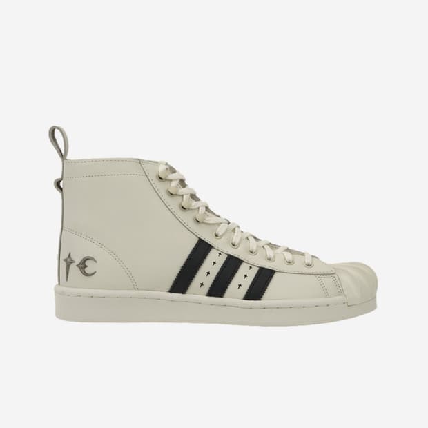 아디다스 x 떠그 클럽 슈퍼스타 부츠 럭스 오프 화이트 코어 블랙