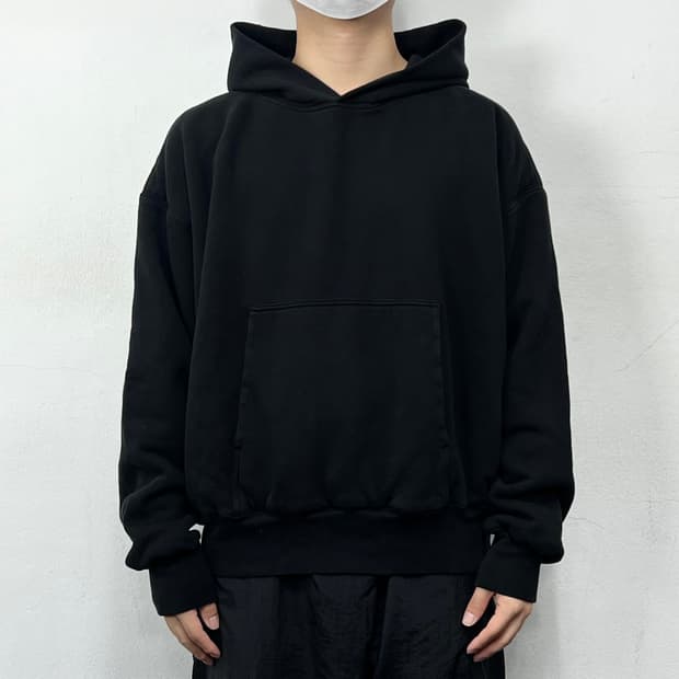 Yeezy 이지 더블 레이어 후디 블랙