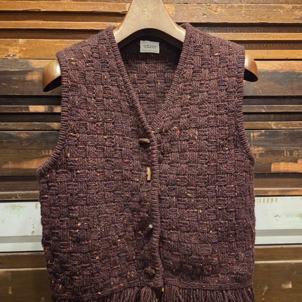 베네통 핸드메이드 니트베스트