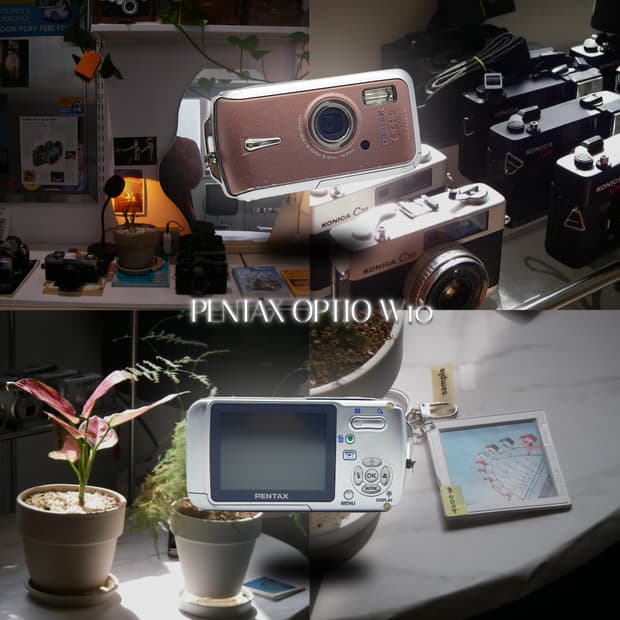 작례⭕️ 펜탁스 옵티오 W10 Optio W10 소프트포커스 O 뽀용 