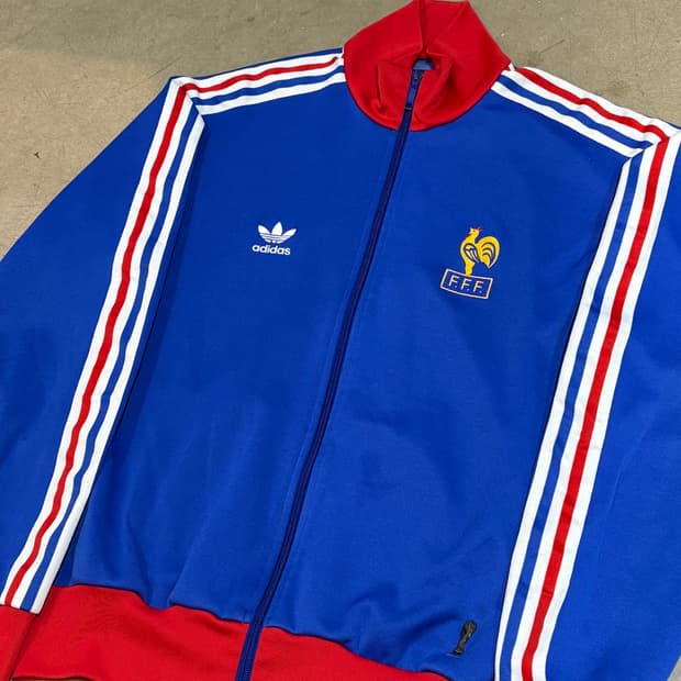 M 아디다스 프랑스 국대 블루 트랙탑 