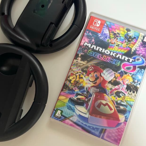 닌텐도 마리오카트 디럭스 8 칩 핸들포함