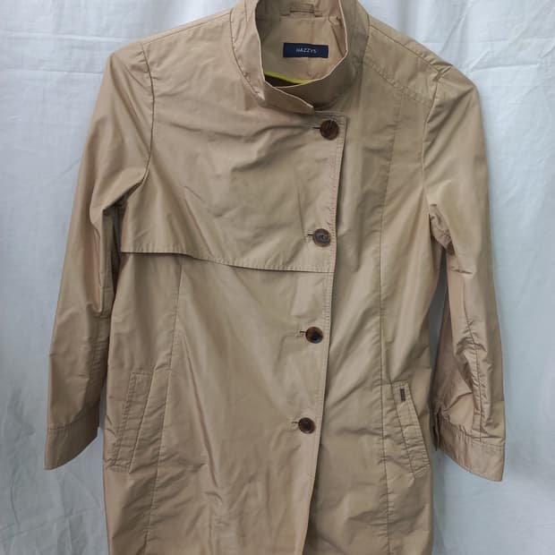 헤지스 여성 트렌치 코트 베이지 90사이즈