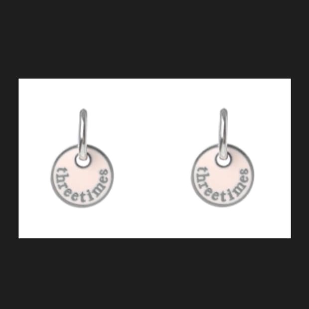 쓰리타임즈 Pink coin earrings 귀걸이 판매합니다
