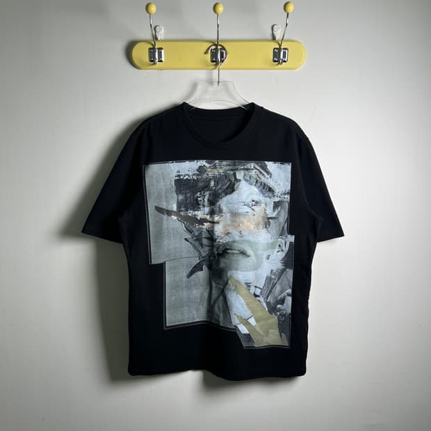 system 시스템옴므 프린팅 반팔 티셔츠 100