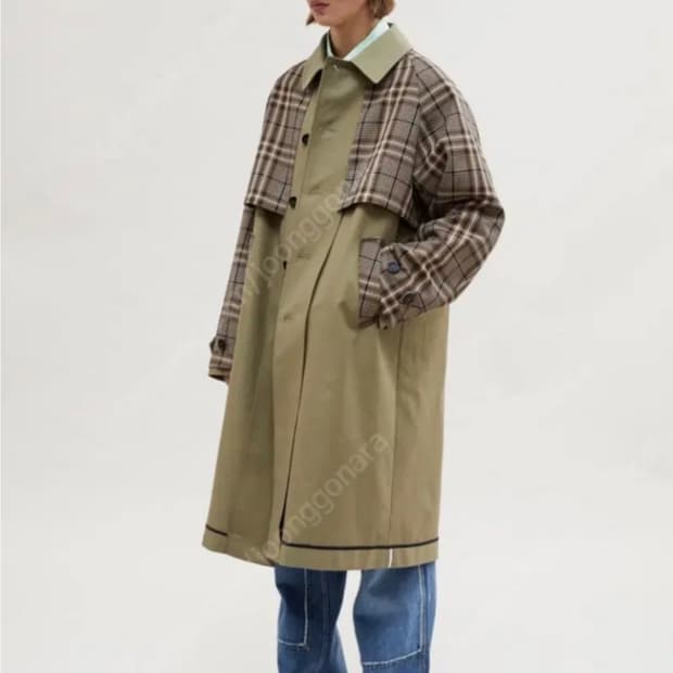 앤더슨벨 인사이드아웃 트렌치 코트 M