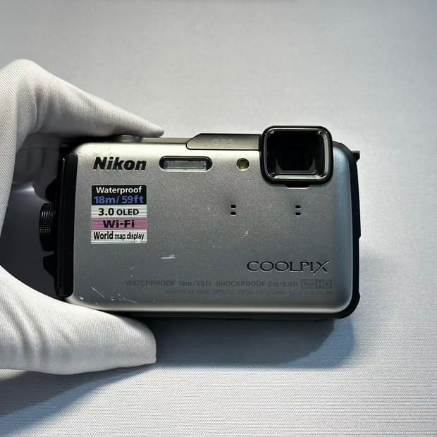 니콘 쿨픽스aw110(aw100) 은색 디카