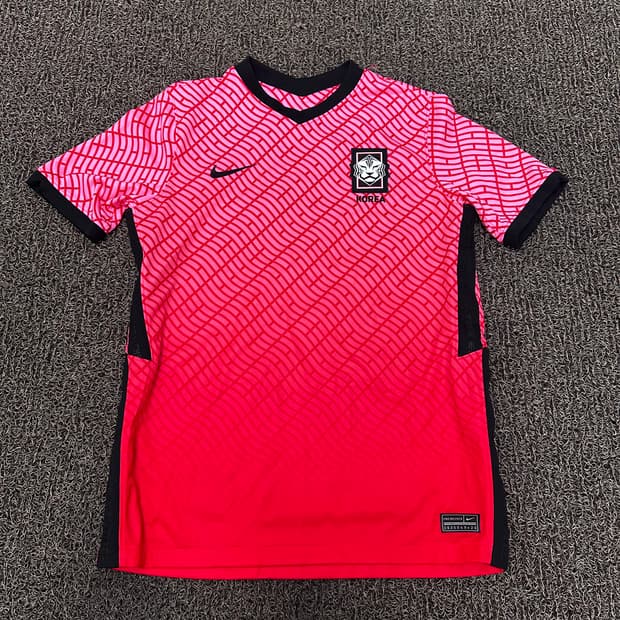 NIKE 나이키 대한민국 축구 국가대표 여성 반팔 핑크 유니폼 XL