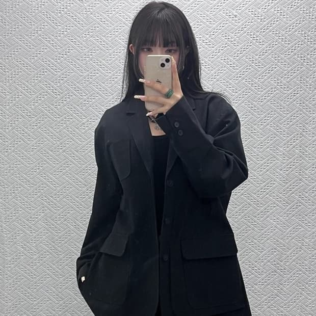시도 캐주얼 모던시크 시티룩 블레이저 자켓 L C09665