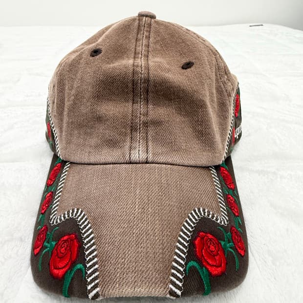 슈프림 roses 6-panel