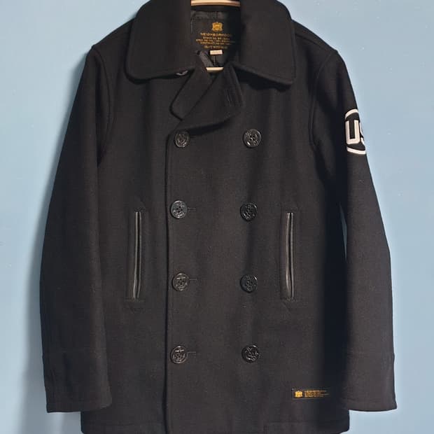 네이버후드 윌리엄 깁슨 US 포켓 숏코트