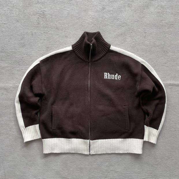 루드 니트 집업