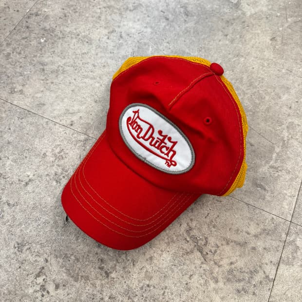 Vondutch 본더치 레드 볼캡 #csz1116
