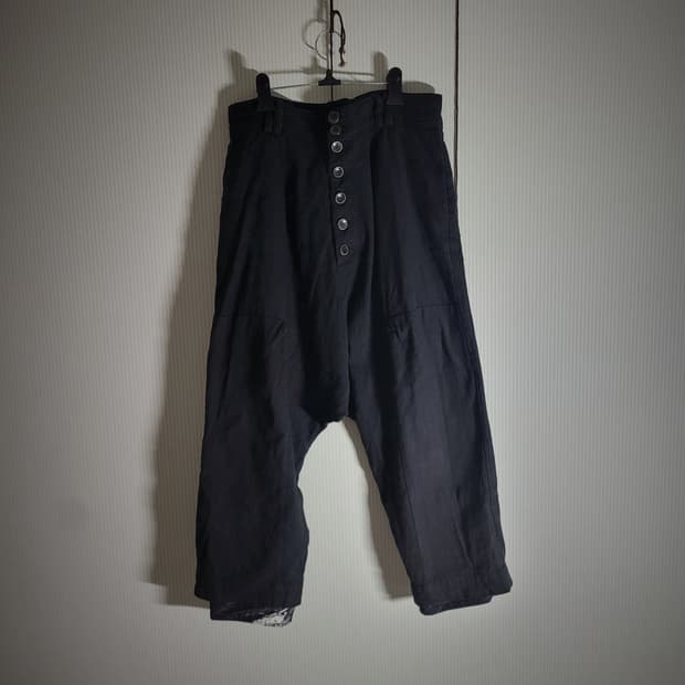 바이탈 by a.f. artefact 린넨 사루엘 팬츠