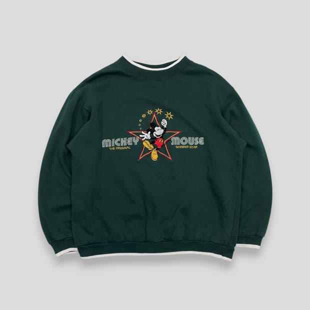 90s 디즈니 미키마우스 맨투맨 스웻셔츠