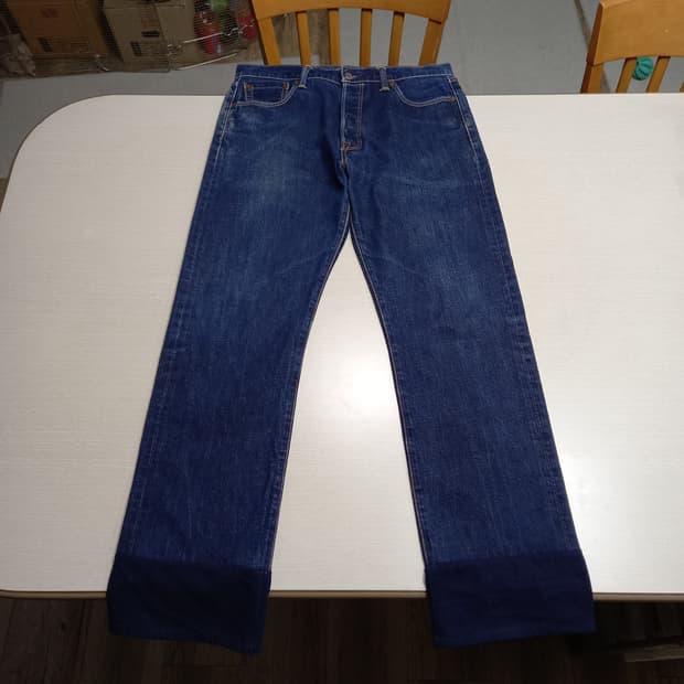 34 리바이스501 Turkey 울12% 일자진 진청 34-597