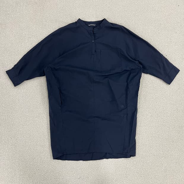 [85] 코오롱스포츠 여성 네이비 셔츠 드레스 원피스 0114M1