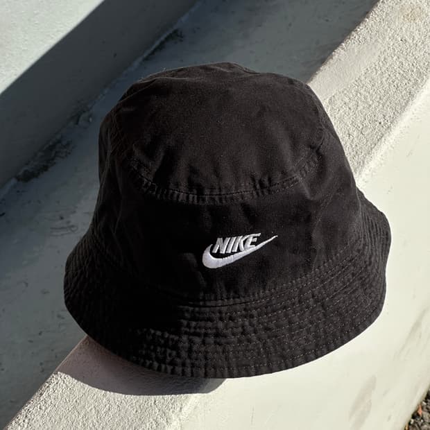 [M-L] 나이키 로고 블랙 버킷햇 모자