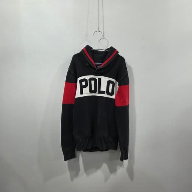 폴로랄프로렌 보이즈 숄카라 니트 L/14/16