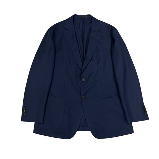 수트서플라이 네이비 아웃포켓 블레이저