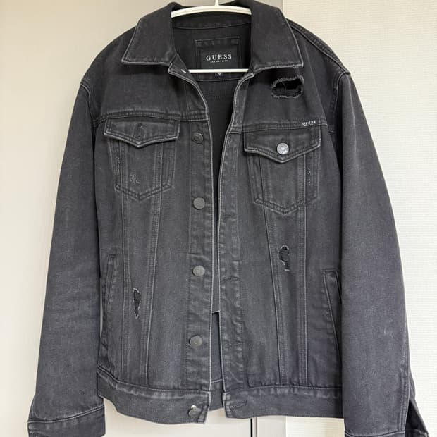 게스 트러커 데님자켓