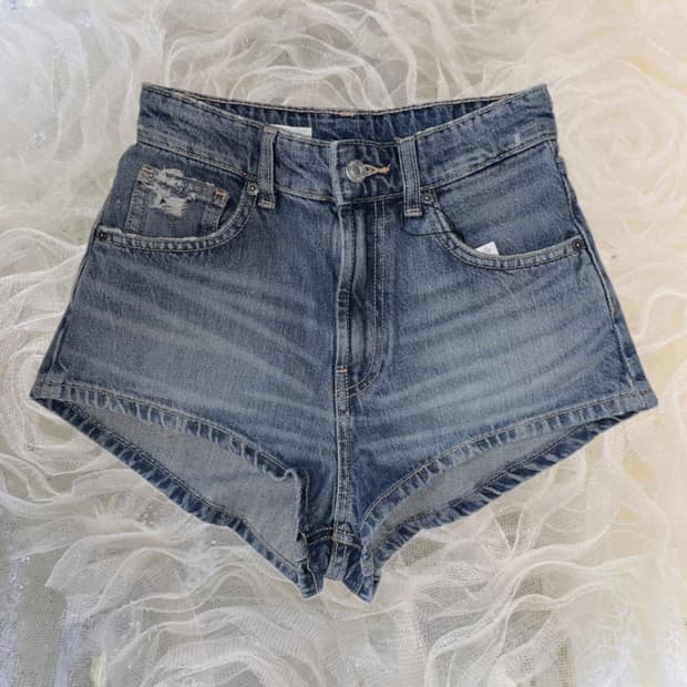 zara TRF high waist denim shorts 자라 청반바지