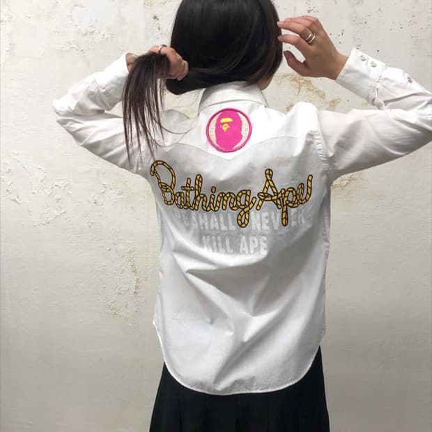 베이프 웨스턴 셔츠