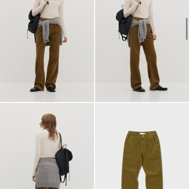 [새상품]로우클래식 코듀로이 팬츠